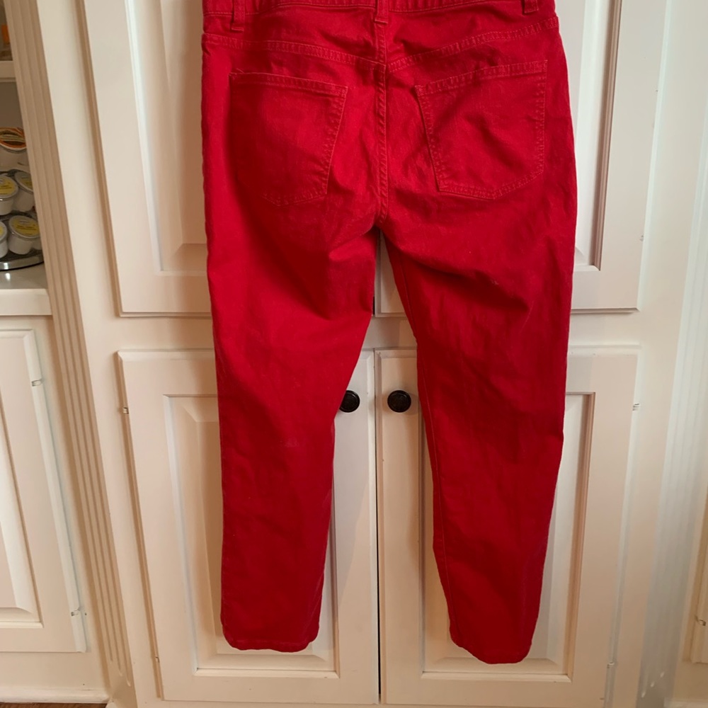Red Talbots Signature crop Jean - Picture 2 of 3